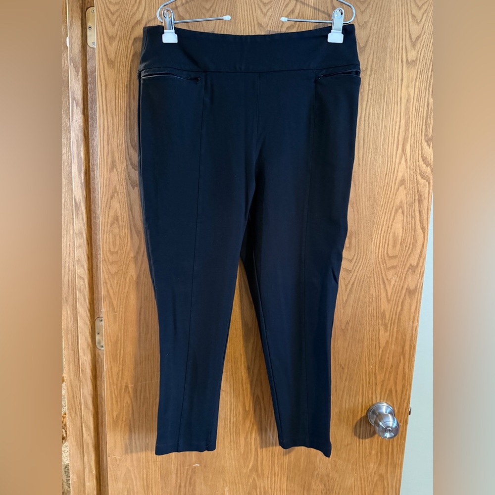Betabrand Black Straight Leg Women's Pants